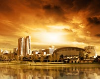 Tramonto di Adelaide immagine stock Tramonto di Adelaide immagine stock