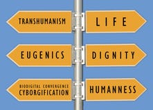 Transhumanism Or Life Options Royalty Free Stock Image
