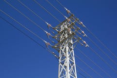 Transmission Lines Stock Photography