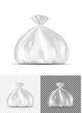 Transparent blank foil or paper packaging. Sachet for bread, coffee, sweets, cookies and gift royalty free illustration Transparent blank foil or paper packaging. Sachet for bread, coffee, sweets, cookies and gift royalty free illustration