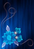 Transparente Blume vektor abbildung Transparente Blume vektor abbildung