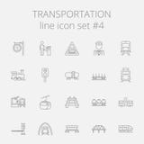 Transportation icon set Royalty Free Stock Images Transportation icon set Royalty Free Stock Images