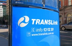Transporte público Brisbane Australia del autobús de Translink foto de archivo libre de regalías Transporte público Brisbane Australia del autobús de Translink foto de archivo libre de regalías