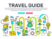 Travel infographic icons items design. Vacation rest with any elements set. Tour, trip, journey outline illustrations royalty free illustration Travel infographic icons items design. Vacation rest with any elements set. Tour, trip, journey outline illustrations royalty free illustration
