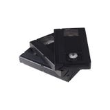 Tre gamla vhs-kassetter arkivbild Tre gamla vhs-kassetter arkivbild