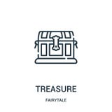 treasure icon vector from fairytale collection. Thin line treasure outline icon vector illustration vector illustration treasure icon vector from fairytale collection. Thin line treasure outline icon vector illustration vector illustration