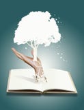 Tree of book .save tree concept