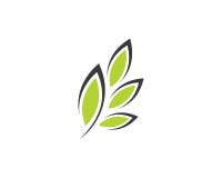 Tree leaf vector logo design stock illustration Tree leaf vector logo design stock illustration