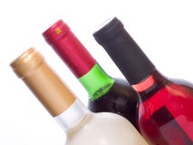 Tree multicolored wine bottles isolated stock photography Tree multicolored wine bottles isolated stock photography