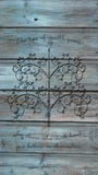 Tree outline engraving rustic wooden background motivational quote