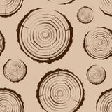 Tree Rings seamless. Saw cut the tree trunk background. cross section of the trunk with tree rings. vector illustration Tree Rings seamless. Saw cut the tree trunk background. cross section of the trunk with tree rings. vector illustration