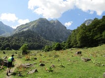 Trekking w Naut Aran zdjęcie stock Trekking w Naut Aran zdjęcie stock