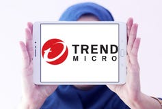 Trend Micro firmy logo fotografia stock Trend Micro firmy logo fotografia stock