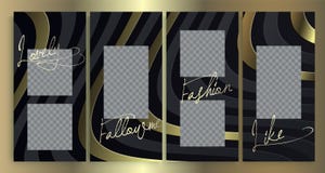 Trendy editable Instagram stories templates, vector illustration. Design backgrounds for social media story stock illustration Trendy editable Instagram stories templates, vector illustration. Design backgrounds for social media story stock illustration