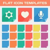 Trendy Flat App Icon Templates With Different Folded Corners Royalty Free Stock Photo Trendy Flat App Icon Templates With Different Folded Corners Royalty Free Stock Photo