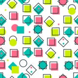 Trendy geometric elements memphis cards. Retro style texture, pattern and geometric elements. Modern abstract design vector illustration Trendy geometric elements memphis cards. Retro style texture, pattern and geometric elements. Modern abstract design vector illustration