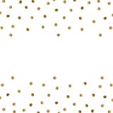 Trendy gold glitter beautiful fashion background polka dot vector illustration. Metallic golden dots confetti objects. Beautiful l stock illustration Trendy gold glitter beautiful fashion background polka dot vector illustration. Metallic golden dots confetti objects. Beautiful l stock illustration