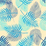 Trendy seamless pattern with tropical leaves royalty free illustration Trendy seamless pattern with tropical leaves royalty free illustration