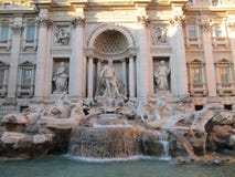 Trevi-springbrunnen arkivfoton Trevi-springbrunnen arkivfoton