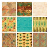 Triangle Background Pattern Set, Texture royalty free illustration Triangle Background Pattern Set, Texture royalty free illustration