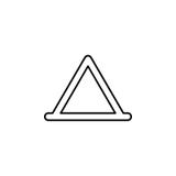 Triangular, icono del esquema de la tienda Puede ser utilizado para la web, logotipo, app móvil, UI, UX ilustración del vector Triangular, icono del esquema de la tienda Puede ser utilizado para la web, logotipo, app móvil, UI, UX ilustración del vector