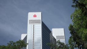 Trianon Tower of Deka Bank in Frankfurt Germany