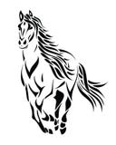 Tribal running horse royalty free illustration Tribal running horse royalty free illustration