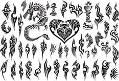 TribTattoo Vector Illustration Design Set stock illustration TribTattoo Vector Illustration Design Set stock illustration
