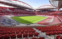 At the tribunes of Estadio da Luz, Lisboa