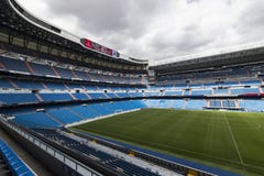 Tribunes of the Royal Stadium of the Real Madrid Football Club