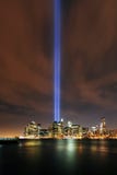 Tribute In Lights, 9/11 Manhattan, 2010 Stock Photos