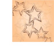 Tricolor brown stars on a light background stock illustration Tricolor brown stars on a light background stock illustration