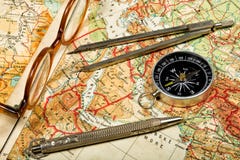Trip to the past. Traveling in the history is an important part of education royalty free stock image Trip to the past. Traveling in the history is an important part of education royalty free stock image