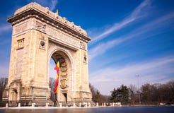Triumph Arch in Bucharest Romania royalty free stock image Triumph Arch in Bucharest Romania royalty free stock image