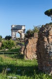 Triumphal arch of the roman emperor Titus at the Roman Forum royalty free stock photography Triumphal arch of the roman emperor Titus at the Roman Forum royalty free stock photography