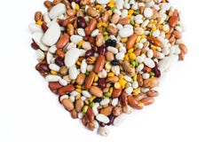 Trockene Bohnen lokalisiert lizenzfreie stockfotos Trockene Bohnen lokalisiert lizenzfreie stockfotos