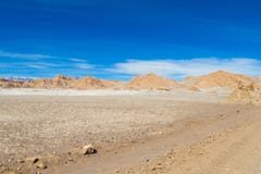 Trockene Landschaft Atacama-Wüste stockbild Trockene Landschaft Atacama-Wüste stockbild