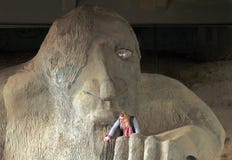 Troll Fremont, ένα δημόσιο γλυπτό σε Fremont στοκ εικόνα με δικαίωμα ελεύθερης χρήσης Troll Fremont, ένα δημόσιο γλυπτό σε Fremont στοκ εικόνα με δικαίωμα ελεύθερης χρήσης