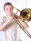 Trombone Player 11 Stock Image