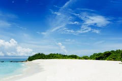 Tropical Beach - Feydhoofinolhu Royalty Free Stock Photography