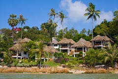 Tropical Beach House Royalty Free Stock Image