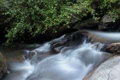 Tropikalna joga sesja piękną Kleistą siklawą blisko do Chiang Mai w północnym Tajlandia obrazy royalty free Tropikalna joga sesja piękną Kleistą siklawą blisko do Chiang Mai w północnym Tajlandia obrazy royalty free