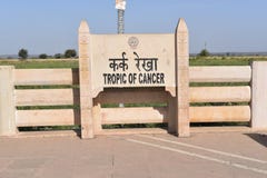 Tropique du cancer, Madhya Pradesh, Inde photos libres de droits Tropique du cancer, Madhya Pradesh, Inde photos libres de droits
