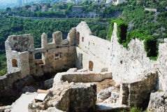 Trsat Castle in Rijeka Croatia - Gradina royalty free stock image Trsat Castle in Rijeka Croatia - Gradina royalty free stock image