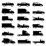 Truck Set Vector Royalty Free Stock Image Truck Set Vector Royalty Free Stock Image