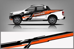 Truck Wrap design for company vector illustration Truck Wrap design for company vector illustration