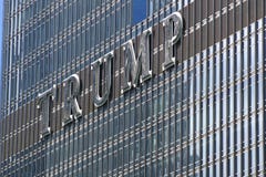 THE TRUMP TOWER stock photography THE TRUMP TOWER stock photography