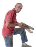 trä för mansawingpensionär arkivbild trä för mansawingpensionär arkivbild