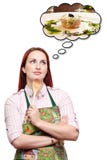 Träumen einer speziellen Abendessenmahlzeit Stockfotos Träumen einer speziellen Abendessenmahlzeit Stockfotos