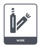 trådsymbol i moderiktig designstil Trådsymbol som isoleras på vit bakgrund enkelt och modernt plant symbol för trådvektorsymbol f stock illustrationer trådsymbol i moderiktig designstil Trådsymbol som isoleras på vit bakgrund enkelt och modernt plant symbol för trådvektorsymbol f stock illustrationer